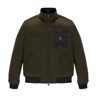 RefrigiWear Heren, Jassen, Groen, Maat: M Leer