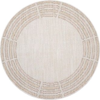 Carpet City Teppich »CLASICO 9068« rund 11 mm Höhe Kurzflor, Hochtief-Muster, Boho, Wohnzimmer
