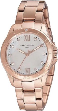 Pierre Cardin Watches, female, Pink, Size: ONE SIZE Stainless Steel Dress Watch
