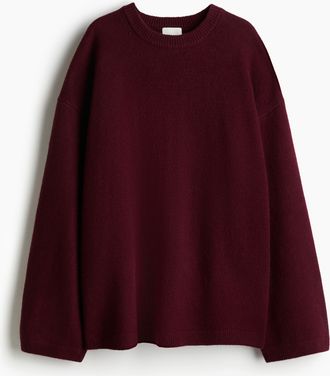 H&M Oversized Pullover - Red