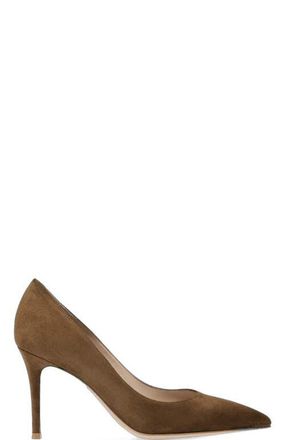 Gianvito Rossi Gianvito 85 Pump in Brown Suede at Nordstrom, Size 38.5