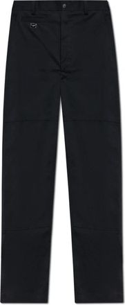 Dolce & Gabbana Katoenen broek met stiksels - Heren - Nette broeken - Zwart - L - Katoen - Broeken