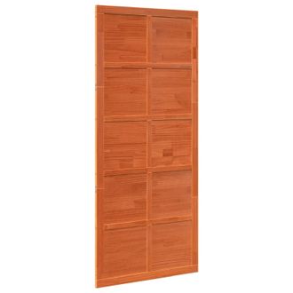 vidaXL Puerta Corrediza Marr&oacute;n Cera 100 X 2,5 X 208 Cm Vidaxl
