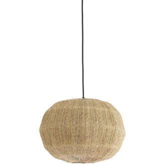 Light & Living Light & Living - L&aacute;mpara Colgante - Junna - Natural - Textil - &Oslash;