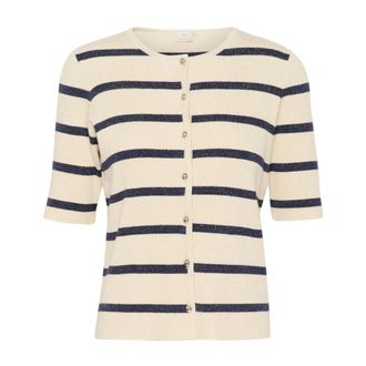 Kaffe KAmorita Cardigan - Knitwear - Mujer - Beige - 2XL