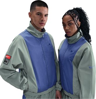 Nike x Patta Track Jacket Asia Sizing Grey Blue HJ0713-073