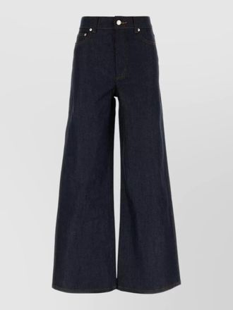 A.P.C. clyde denim jeans wide leg belt loops