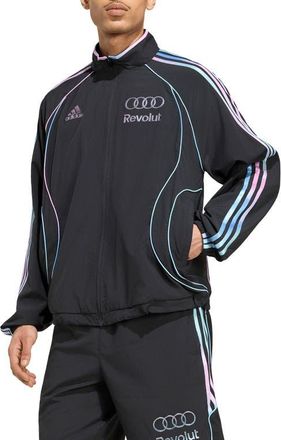 adidas Audi Revolut F1 Team Inter Miami Track Jacket in Black/Multicolor at Nordstrom, Size X-Large