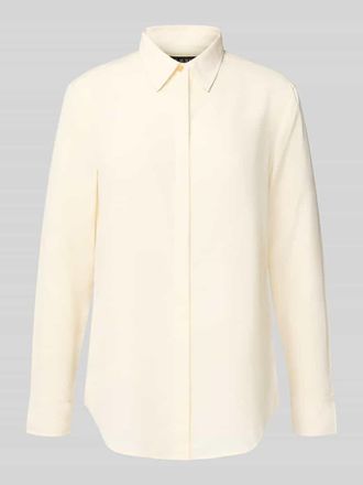 Lauren Ralph Lauren Regular Fit Hemdbluse mit Manschetten Modell KRISTY in Offwhite, Gr&ouml;&szlig;e XL
