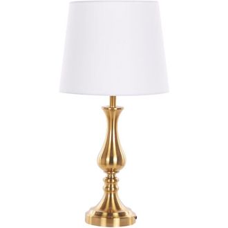 Beliani Table Lamp HODMO Metal Gold