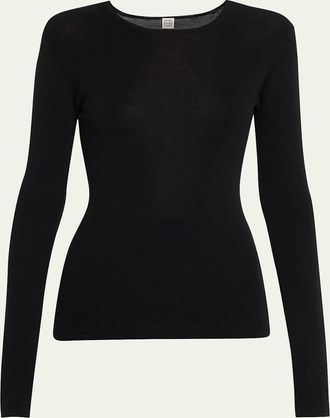 Toteme Long-Sleeve Jersey Top