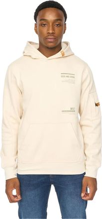 Duck and Cover Heren Ambridge Hoodie (Off White)