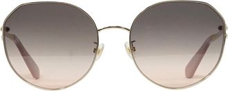 Kate Spade New York Womens Carlita/F/S 094K FF Gold Sunglasses - One Size