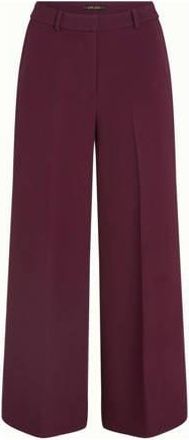 King Louie wide leg high waist pantalon donkerrood