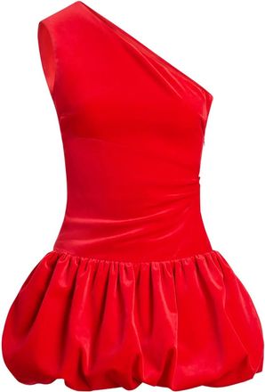 Patou Abito corto monospalla - Rosso