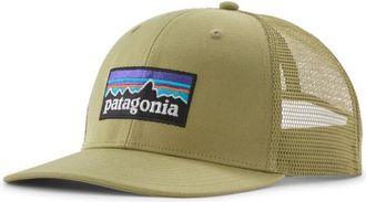 Patagonia P-6 Logo Trucker Hat Cap - Unisex | oliv