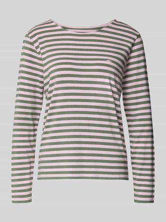 Fynch-Hatton Fynch-Hatton Regular Fit Longsleeve aus Viskose-Mix in Hellrosa, Gr&ouml;&szlig;e XXL