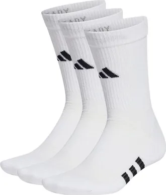 adidas Performance Cushioned Crew Socks 3 Pairs White HT3452