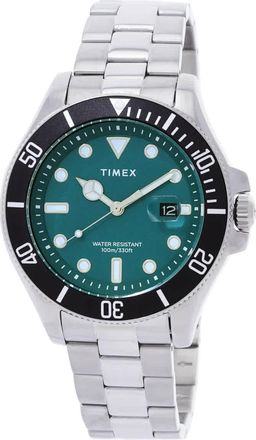Timex Harborside Coast Quartz Green Dial Mens Watch TW2V91900
