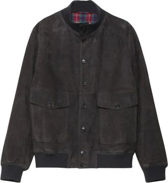 Baracuta Blouson in camoscio - - Jackets - Uomo - Marrone - 2XL