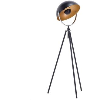 Beliani Floor Lamp THAMES Metal Black