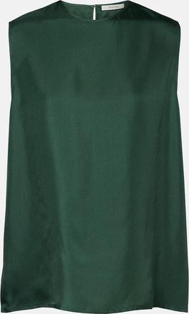 Asceno Trento silk twill tank top