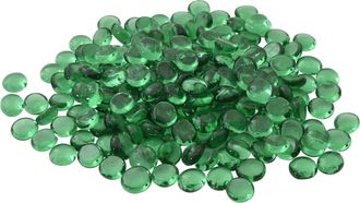 vidaXL Piedra De Vidrio 17-19 Mm Verde Cristal Vidaxl
