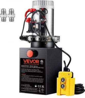 OEM Hydraulikpumpe Hydraulikaggregat 12 V Hydraulikaggregat 1600 W, Doppelwirkende Hydraulikpumpe Hydraulic Power Pack, 2 Gal Tank Hand Pump Hydraulikaggr