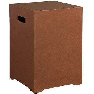 Vente-Unique Copri bombola effetto terracotta in MGO per gas - SEROZA