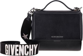 Givenchy Pandora Box Logo Leather Bag (Authentic Pre-Loved)