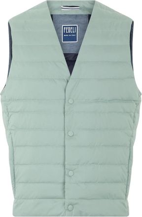 Fedeli Coats - Heren - Bodywarmers - Groen - L - Jassen