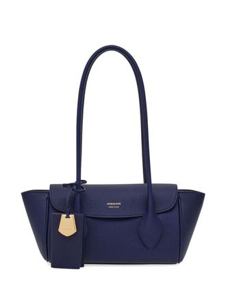 Ferragamo small East-West leather tote bag - women - Goat Skin/Calf Leather/CALFSKIN - One Size - Blue