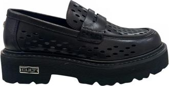 Cult Slash Loafers - Dames - Loafers - Zwart - 38 EU - Leer - Schoenen
