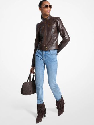 Michael Kors Leather Jacket