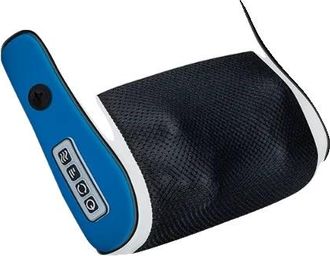 OEM Masajeador De Cuello Y Hombros, Calor Regulable, M&uacute;ltiples Modos De Masaje, Azul, Enchufe Europeo