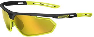 Salice 018 RWP NERO/RW GIALLO Mens Sunglasses Black Size Standard