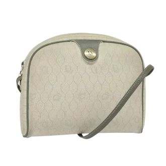Dior Pre-owned Cross Body Bags, female, White, Size: ONE SIZE Pre-owned Vintage PVC Shoulder Bag