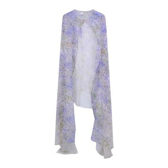 Faliero Sarti Mariposa Silk Scarf - Accessories - Mujer - Multicolor - ONE SIZE