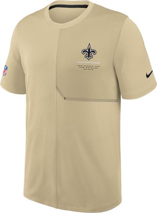 Nike New Orleans Saints Sideline Coach Nike Mens Dri-FIT NFL Top in Brown | 03B2065Y7W-B8B