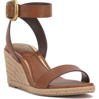 Vince Camuto Felia Wedge Sandal in Mid Brown at Nordstrom Rack, Size 7.5