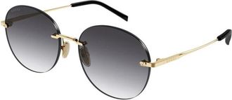 Gucci Gg 2101Sa 001 Zonnebril - Dames - Zonnebrillen - Geel - 58 MM - Nylon - Accessoires