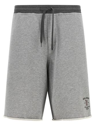 Brunello Cucinelli Gray Cotton Bermuda Mens Shorts