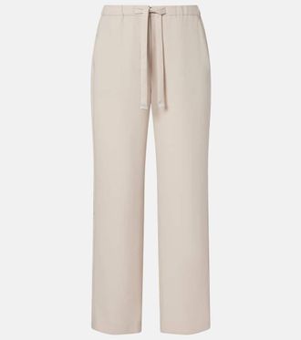 Max Mara Pantaloni regular Margenta in lana vergine