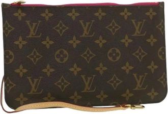 Louis Vuitton Pre-owned Clutches, female, Brown, Size: ONE SIZE Pre-owned Accessory Pouch