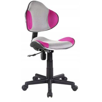OEM Silla Giratoria Rosa Y Gris Para Ni&ntilde;a Para Habitaci&oacute;n Para Escritorio Furnitex