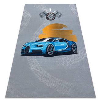 RugsX RugsX Bambino Rug in Grey | Size: 200 cm x 290 cm
