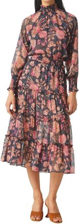 Misa Nanda Skirt In Flora Dot