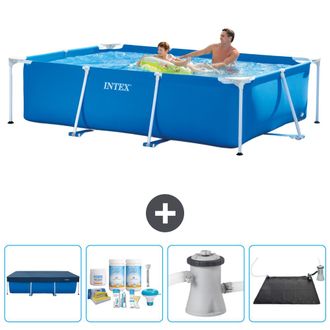 Intex Piscina Con Estructura Rectangular - 260x160x65 Cm - 7-piezas Scb4