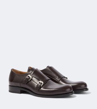 Christian Louboutin Dandydeco leather monk strap shoes