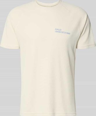 Halo T-Shirt mit Label-Print Modell SORONA in Offwhite, Gr&ouml;&szlig;e XXL